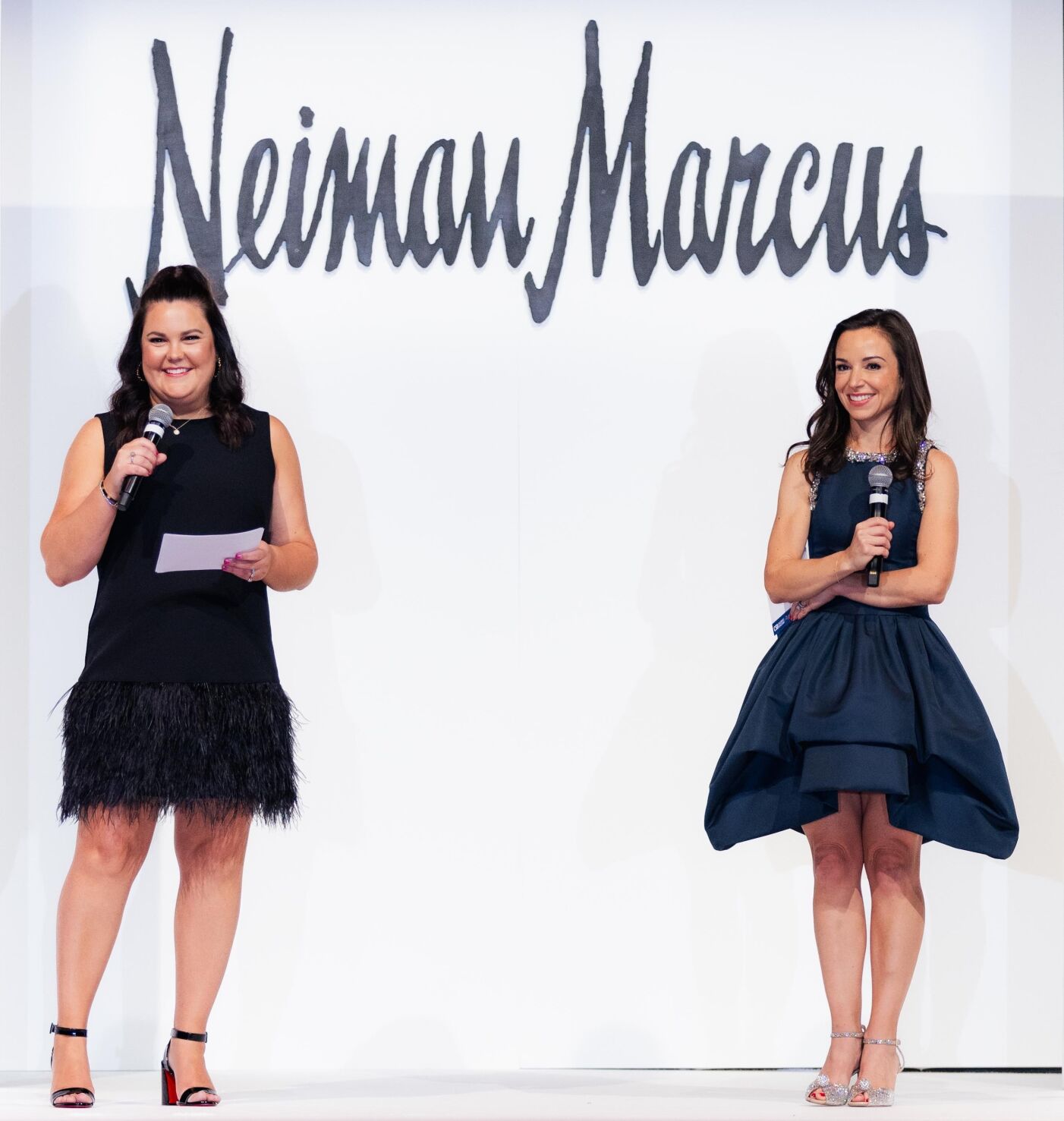 Co-chairs Renee Stock and Cathryn Schmaltz. (Photo courtesy of Gold Coast Fashion Show)